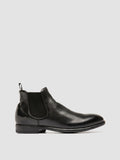 EMORY 012 - Black Leather Chelsea Boots