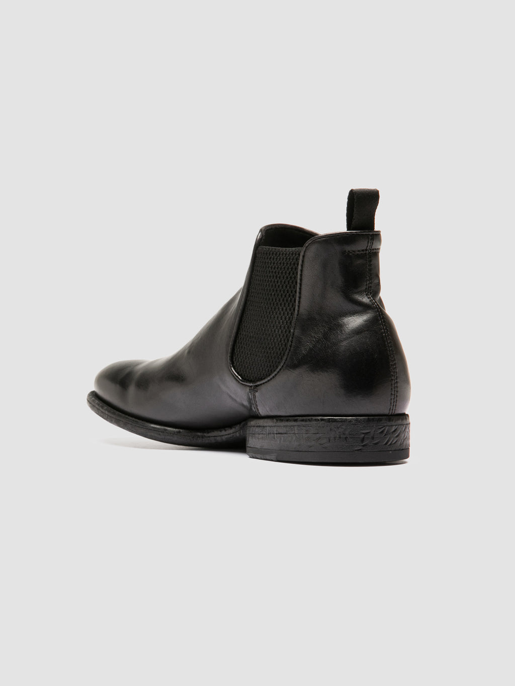 EMORY 012 - Black Leather Chelsea Boots