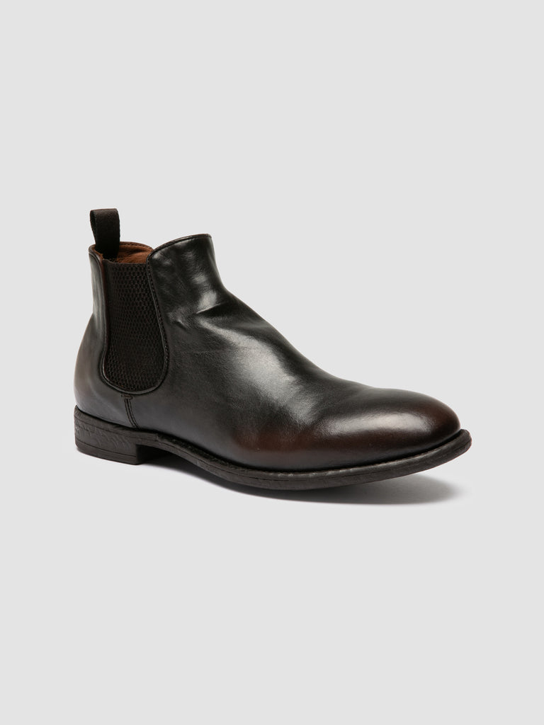 EMORY CAOU 012 - Brown Leather Chelsea Boots