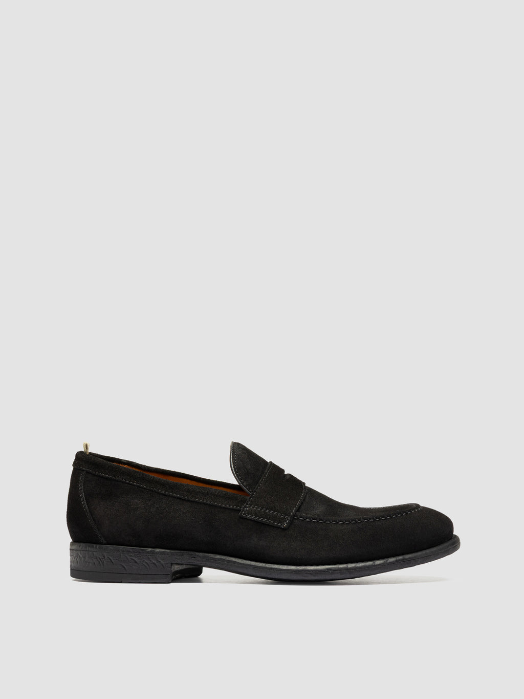EMORY 024 - Black Suede Penny Loafers - image OCUEMCA024SELU11000390 - 1
