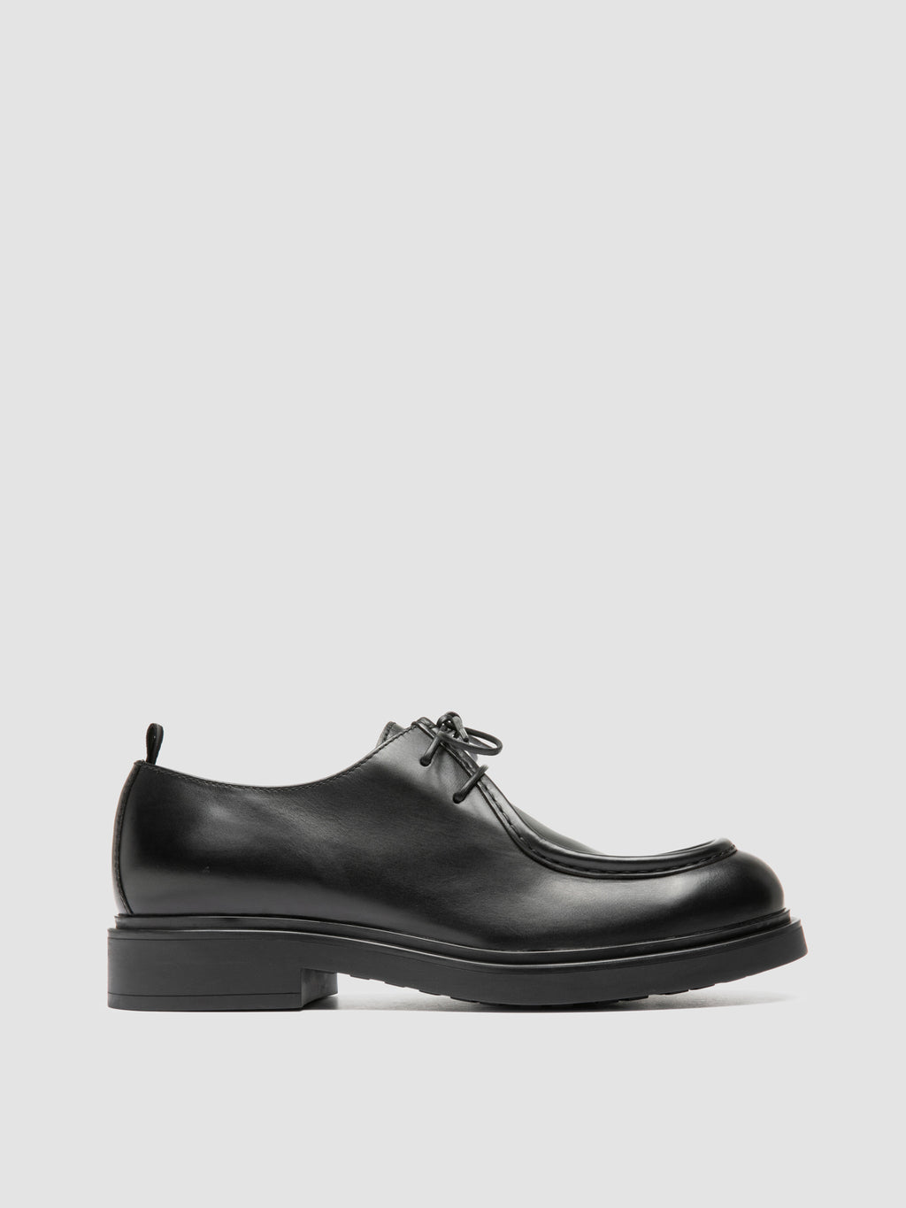 ENGINEER 002 - Black Leather Derby Shoes