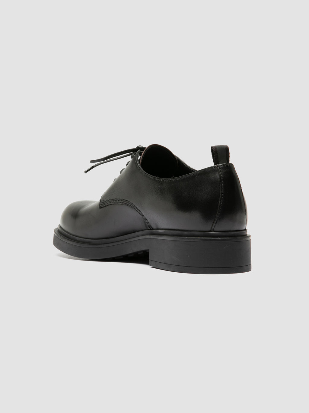 ENGINEER 004 - Black Leather Derby Shoes