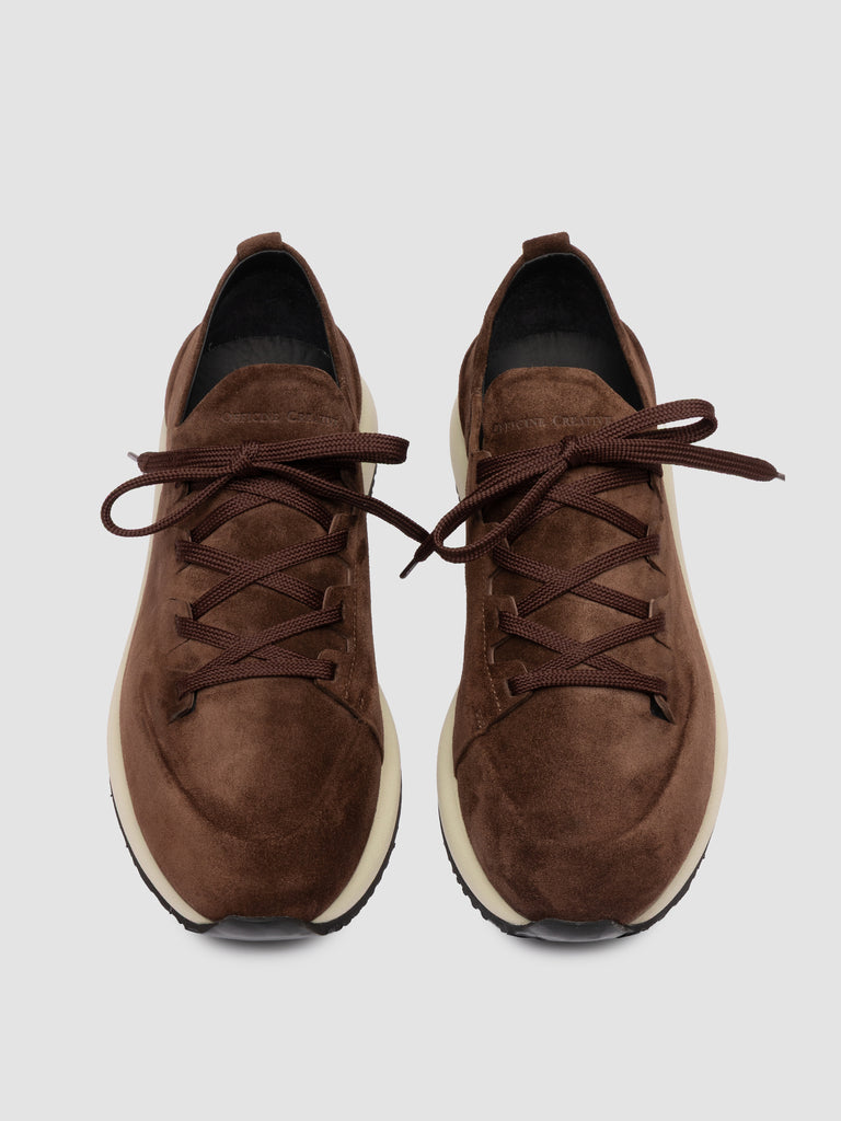 ENTIRE 001 - Brown Suede Sneakers