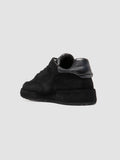 ERASER 001 - Blue Leather Low Top Sneakers - thumb image 4,side view