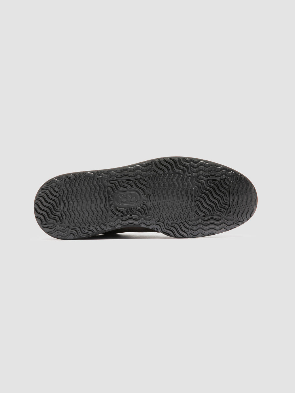 ERASER 001 - Grey Leather Low Top Sneakers - image 5,side view