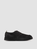 FRAME 019 - Scarpe Derby in Pelle Scamosciata Nera - thumb image 1,side view