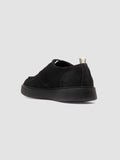 FRAME 019 - Scarpe Derby in Pelle Scamosciata Nera - thumb image 4,side view