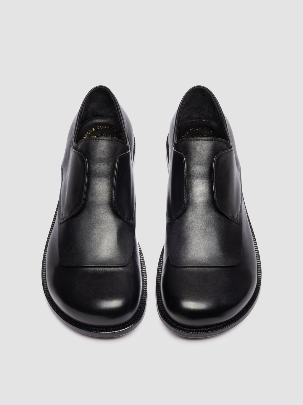 GEMSTONE 002 - Black Leather Derby Shoes - image 2