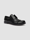 GEMSTONE 002 - Black Leather Derby Shoes - thumb image 3,side view