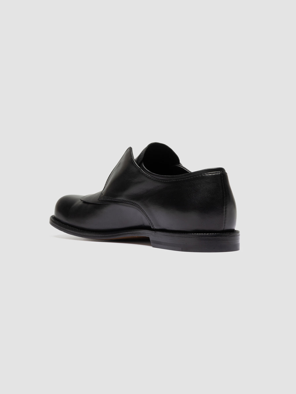 GEMSTONE 002 - Black Leather Derby Shoes - image 4
