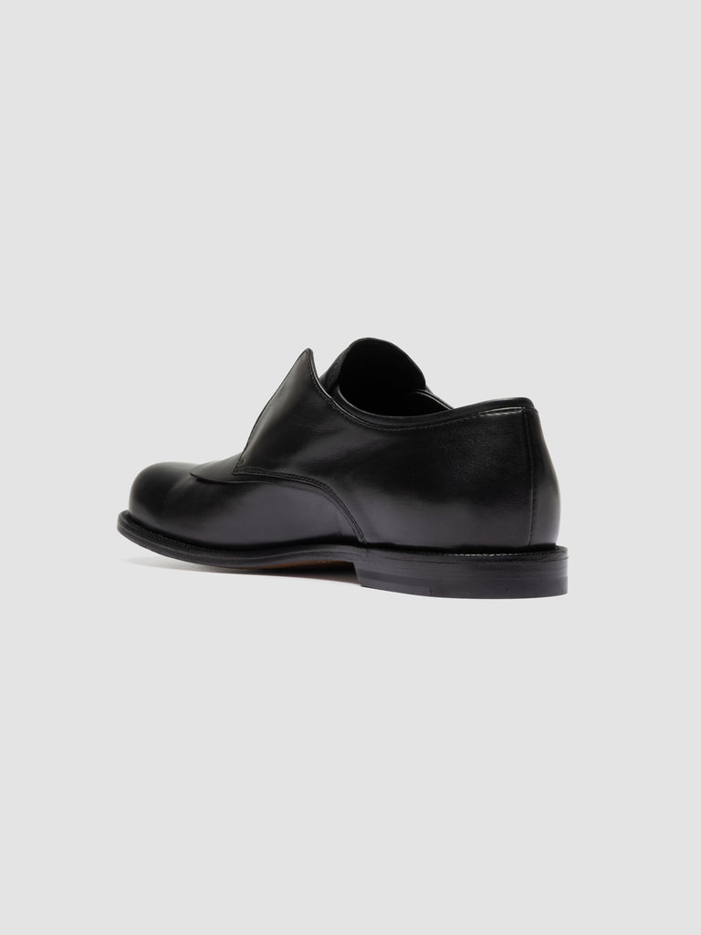GEMSTONE 002 - Black Leather Derby Shoes