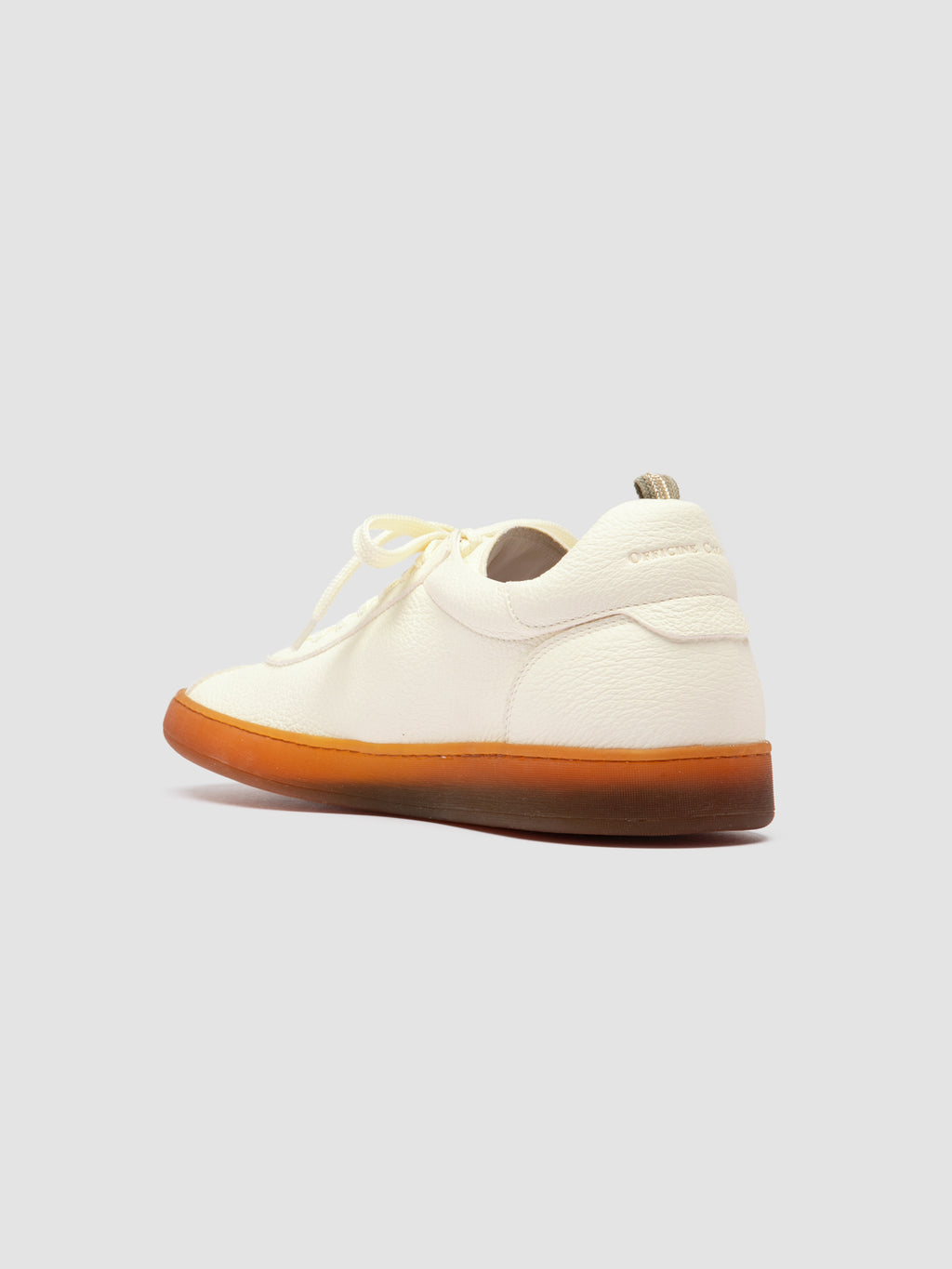 GINNASIO 001 - White Leather Sneakers - image 4,side view