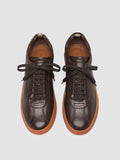 GINNASIO 001 - Brown Leather Sneakers - thumb image 2,side view