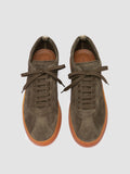 GINNASIO 001 - Green Suede Sneakers - thumb image 2,side view