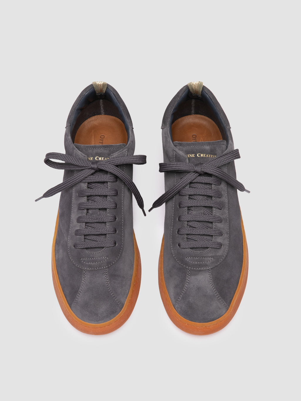 GINNASIO 001 - Blue Suede Sneakers - image 2,side view
