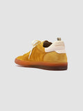 GINNASIO 001 - Yellow Leather and Suede Sneakers - thumb image 4,side view