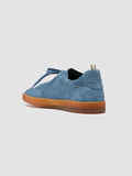 GINNASIO 001 - Blue Suede Sneakers - thumb image 4,side view