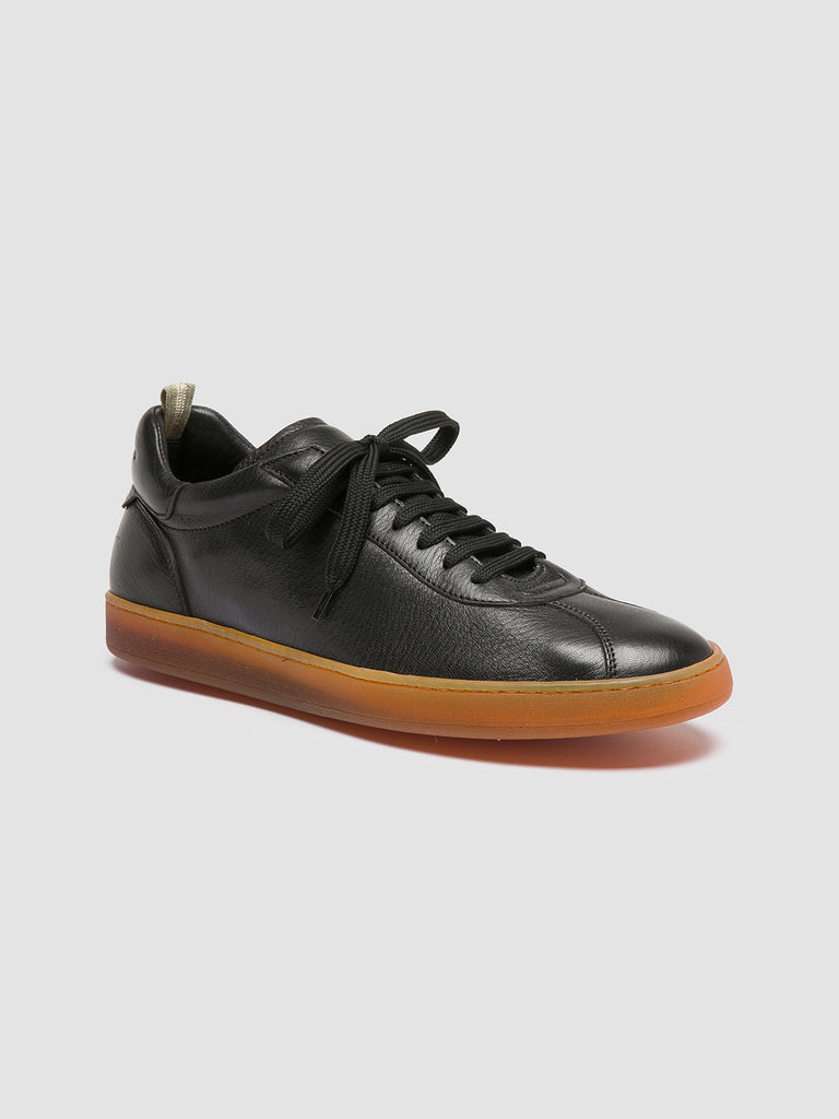 HALO 001 - Black Leather Sneakers