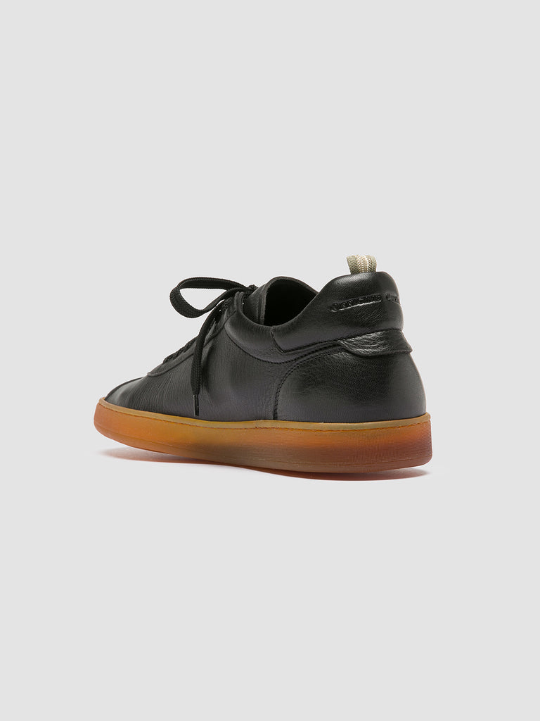 HALO 001 - Black Leather Sneakers