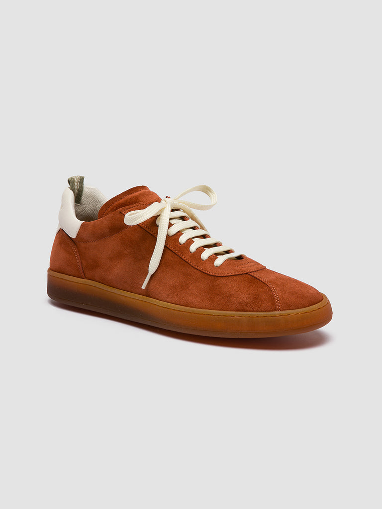 HALO 001 - Red Leather and Suede Sneakers