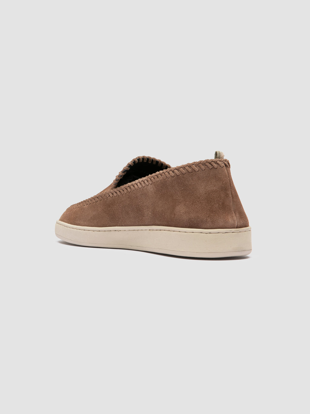 HERBIE 011 - Brown Suede Penny Loafers - image 4,side view