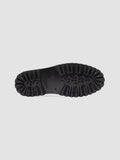 HERITAGE 001 - Black Lug Sole Leather Moccasins - thumb image 5,side view