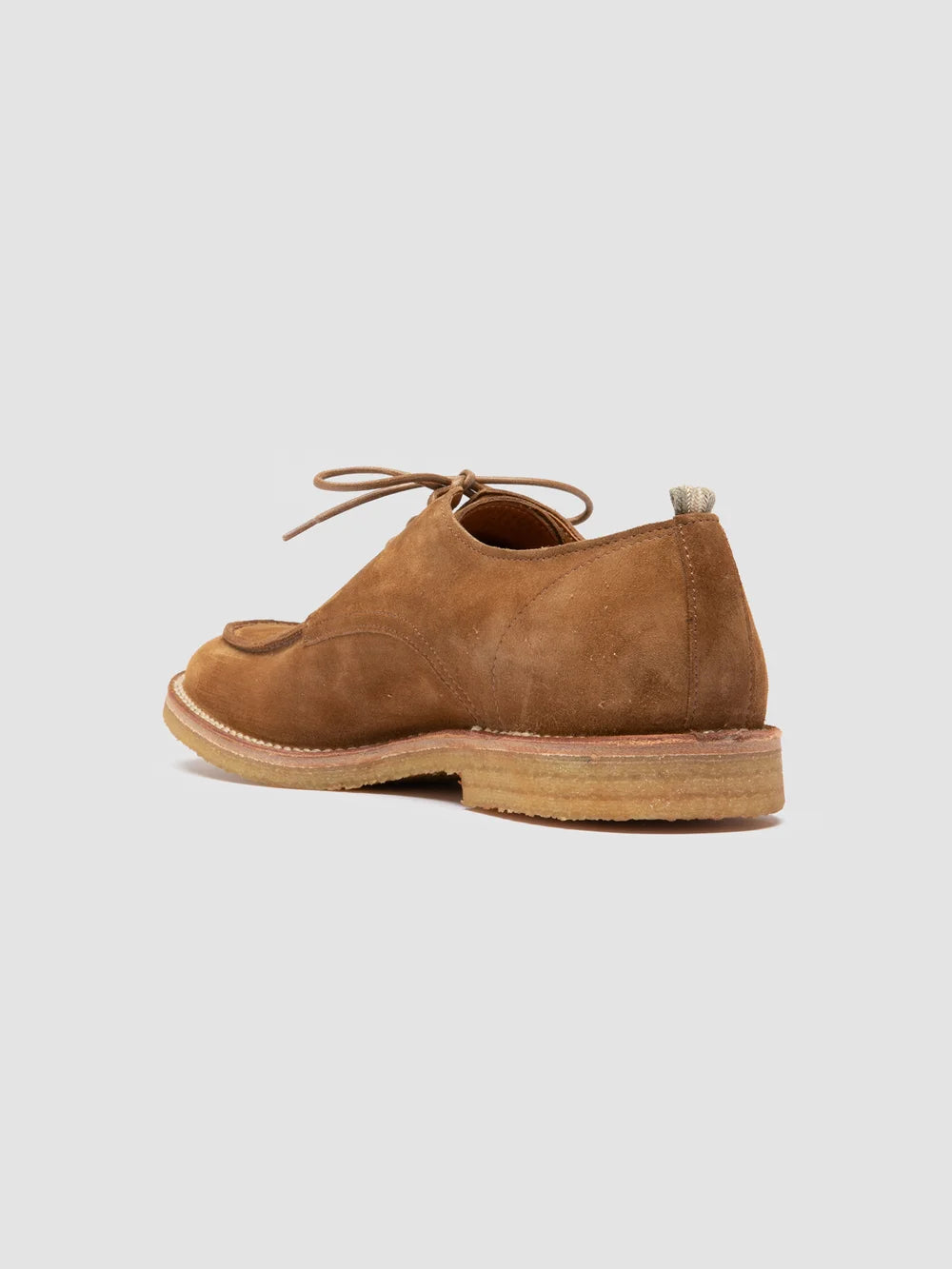 HISTORY 001 - Braune Derby-Schuhe aus Wildleder - image 4,side view