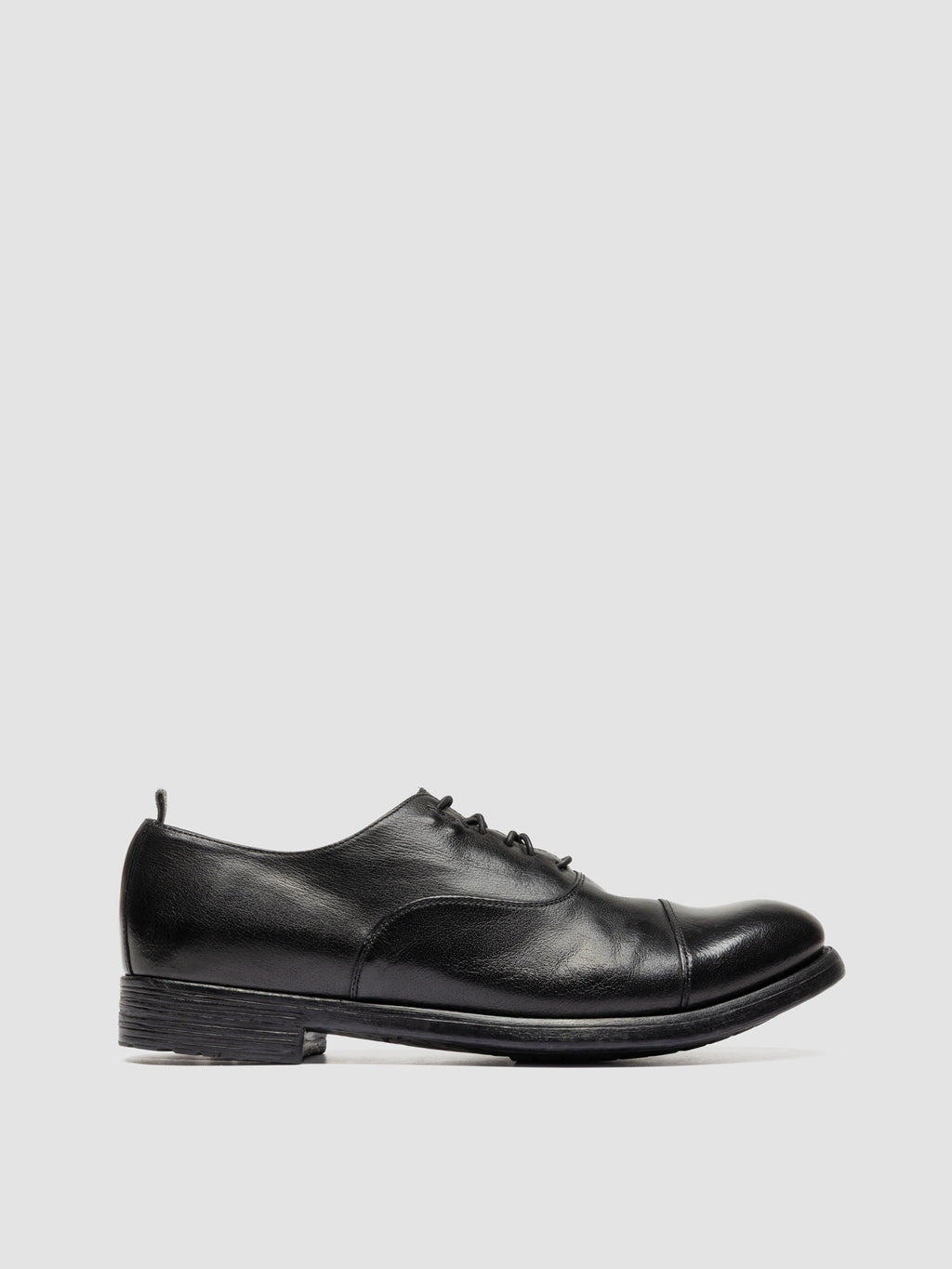 HIVE 061 - Black Leather Oxford Shoes - image 1,side view