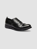 HIVE 061 - Black Leather Oxford Shoes - thumb image 3,side view