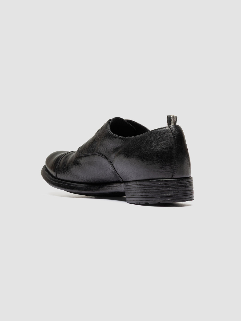 HIVE 061 - Black Leather Oxford Shoes - image 4,side view