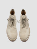 HOPKINS CREPE 116 - Ivory Suede Lace Up Boots Men Officine Creative - 2