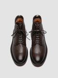 HOPKINS FLEXI 203 - Dark Brown Leather Lace Up Boots - thumb image 2,side view
