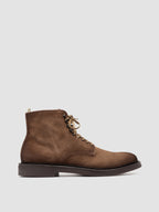 HOPKINS FLEXI 203 - Taupe Suede Lace-up Boots