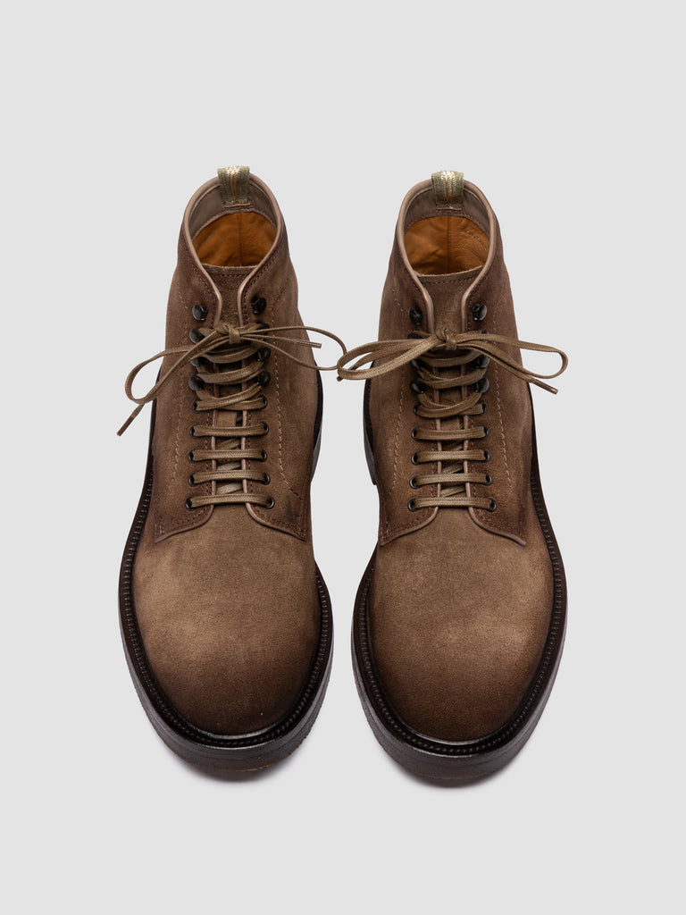HOPKINS FLEXI 203 - Taupefarbene Schnürstiefel aus Wildleder