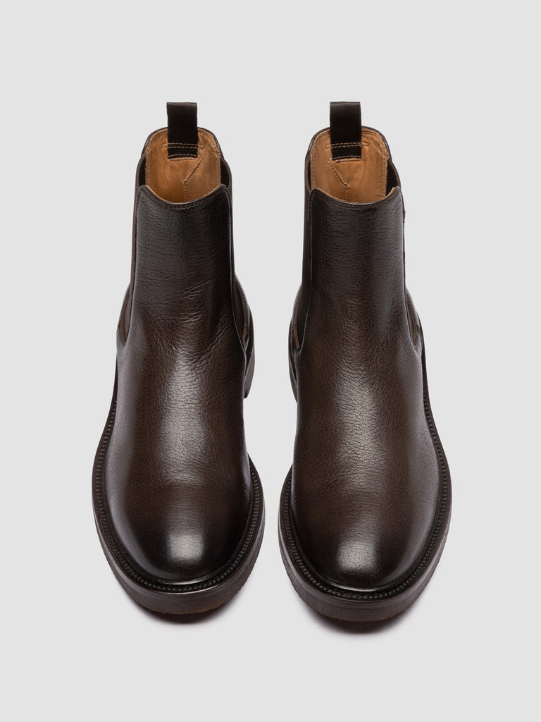 HOPKINS FLEXI 204 - Brown Leather Chelsea Boots