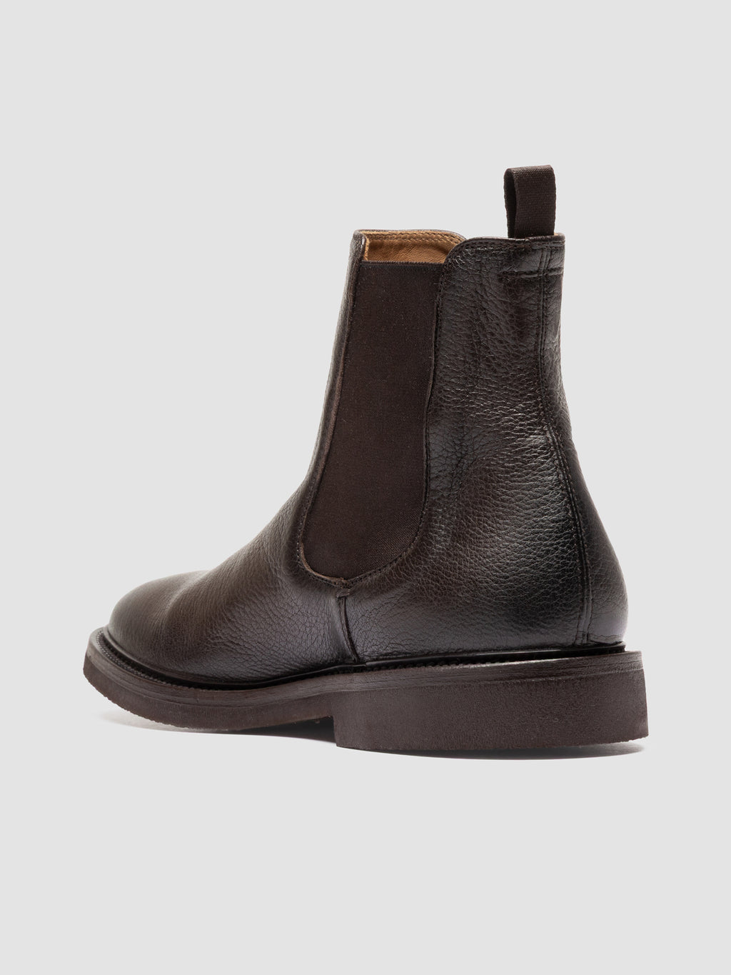 HOPKINS FLEXI 204 - Braune Chelsea-Stiefel aus Leder - image 4,side view