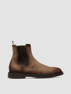 HOPKINS FLEXI 204 - Taupefarbene Chelsea-Stiefel aus Wildleder