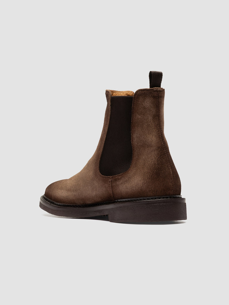 HOPKINS FLEXI 204 - Taupe Suede Chelsea Boots