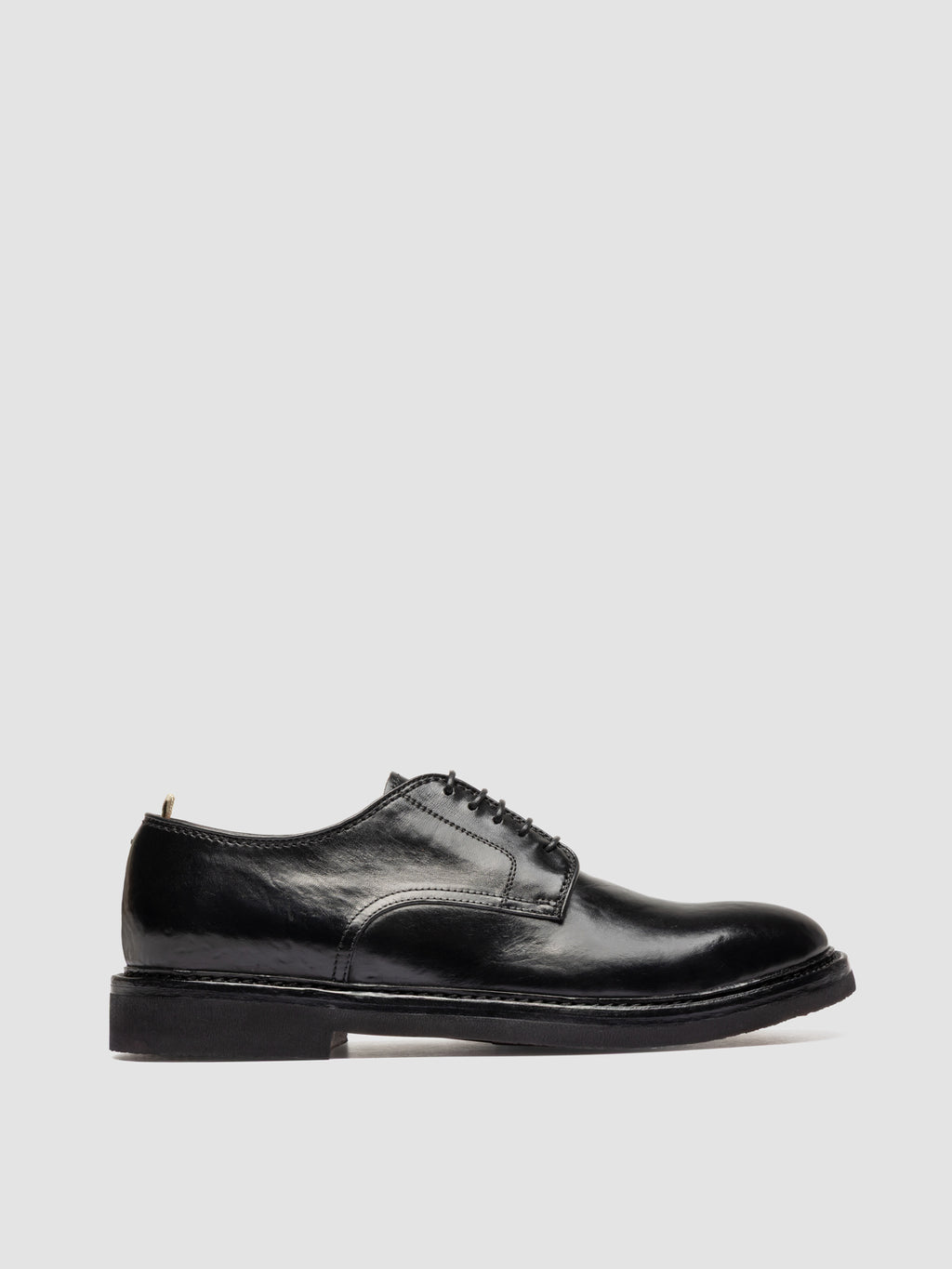 HOPKINS FLEXI 208 - Schwarze Derby-Schuhe aus Leder - image 1,side view