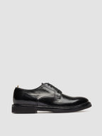 HOPKINS FLEXI 208 - Black Leather Derby Shoes