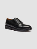 HOPKINS FLEXI 208 - Schwarze Derby-Schuhe aus Leder - thumb image 3,side view