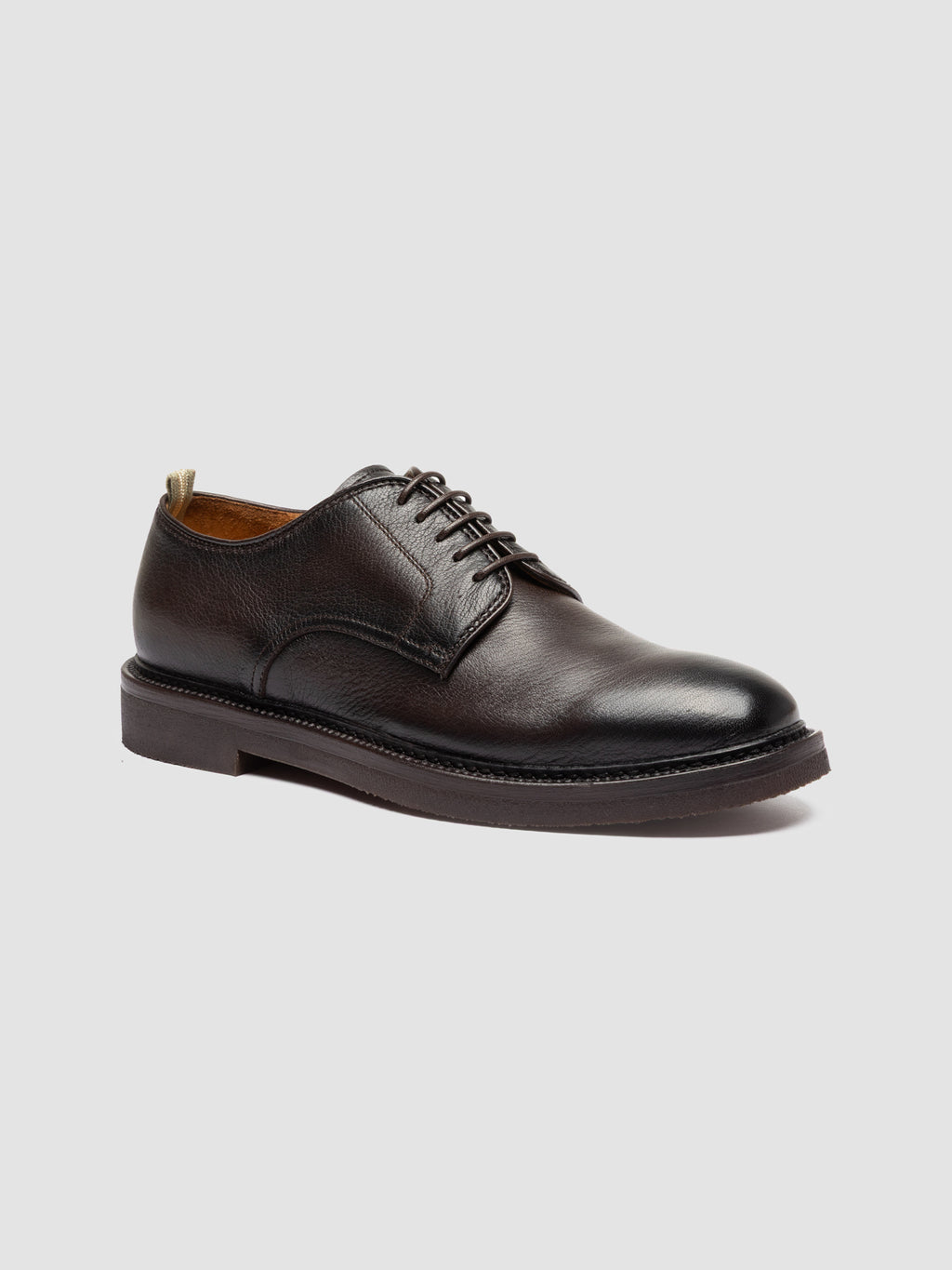 HOPKINS FLEXI 208 - Braune Derby-Schuhe aus Leder - image 3,side view