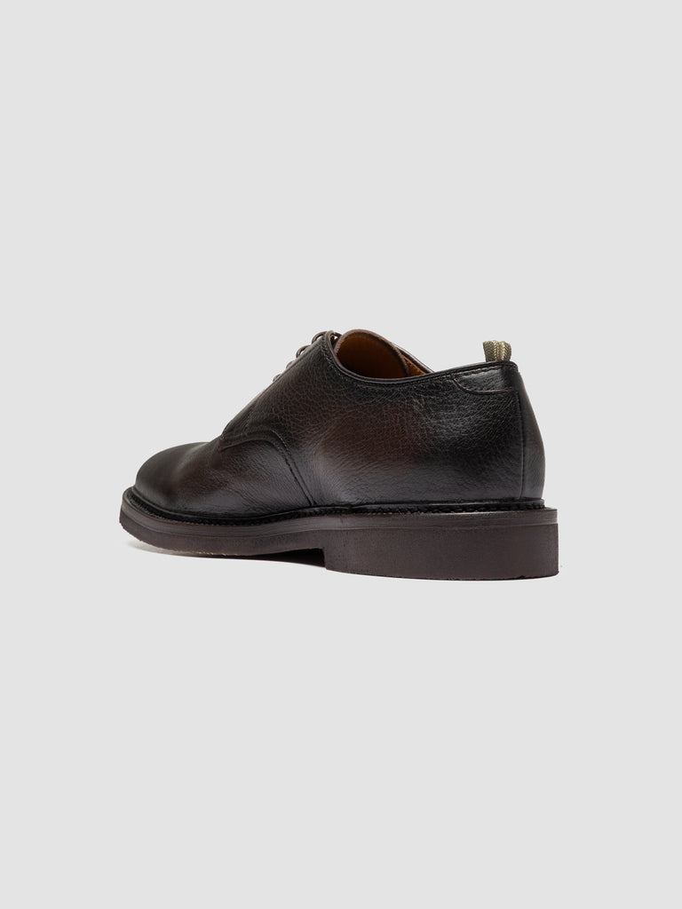 HOPKINS FLEXI 208 - Brown Leather Derby Shoes