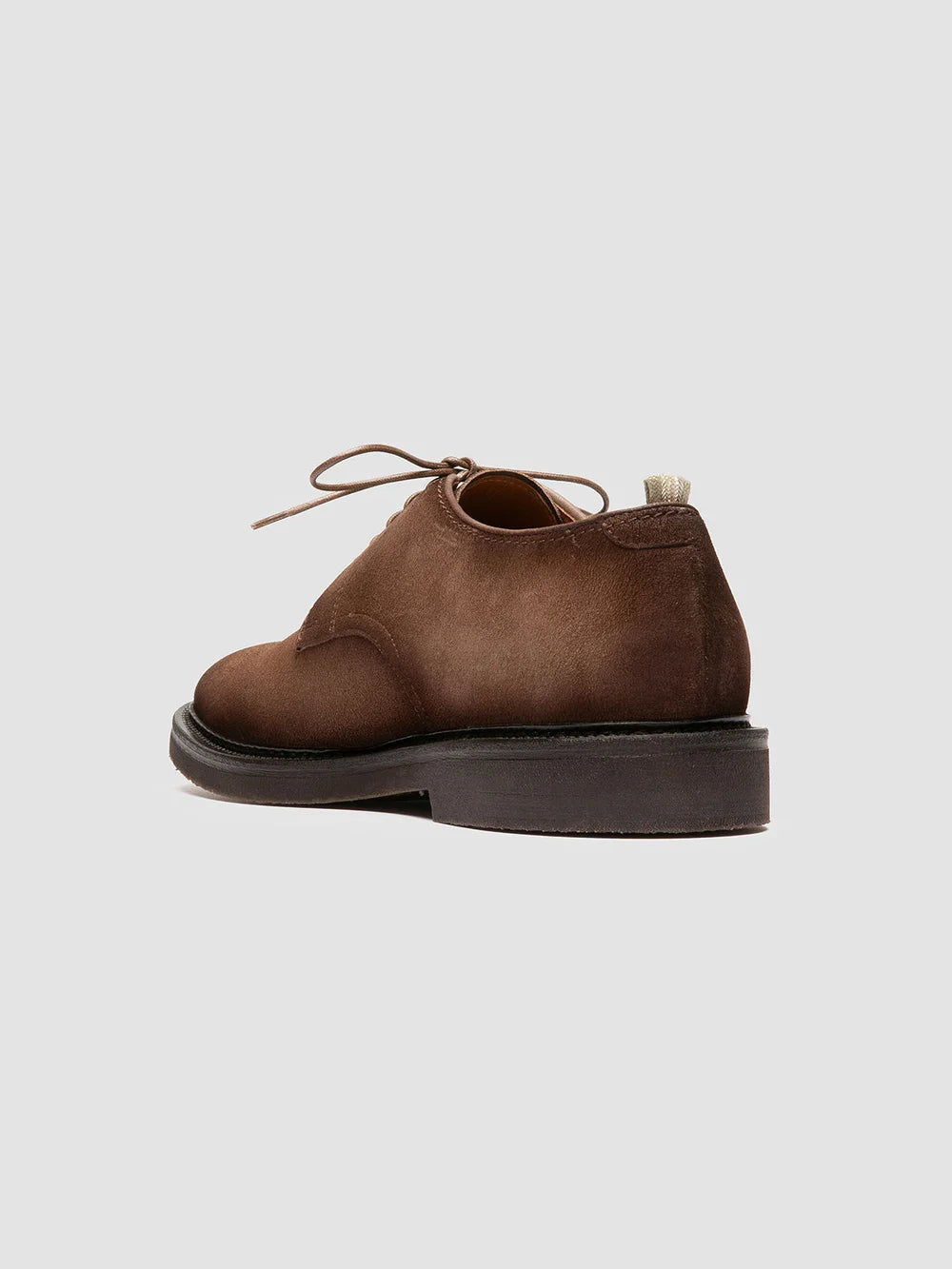 HOPKINS FLEXI 208 - Brown Suede Derby Shoes - image 4,side view