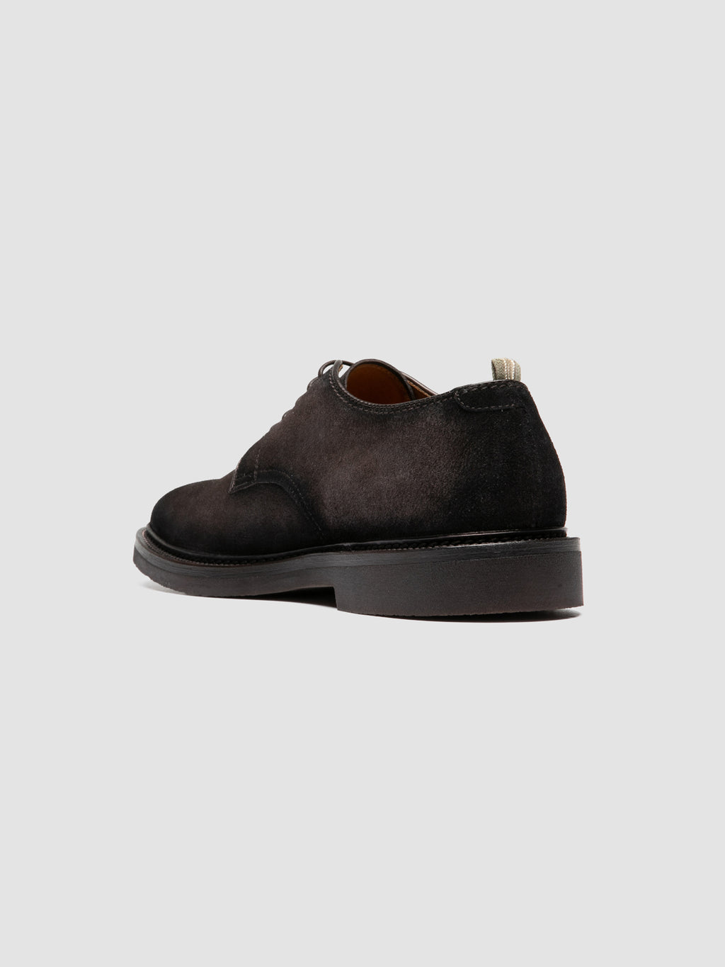 HOPKINS FLEXI 208 - Dark Brown Suede Derby Shoes