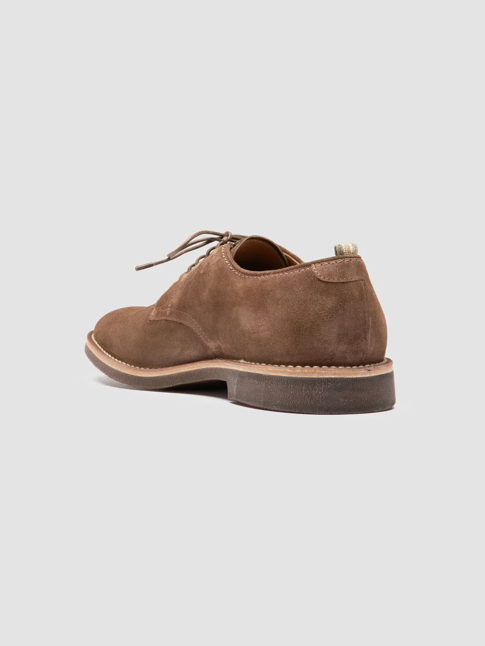 HOPKINS SD FLEXI 001 - Brown Suede Derby Shoes - image 4,side view