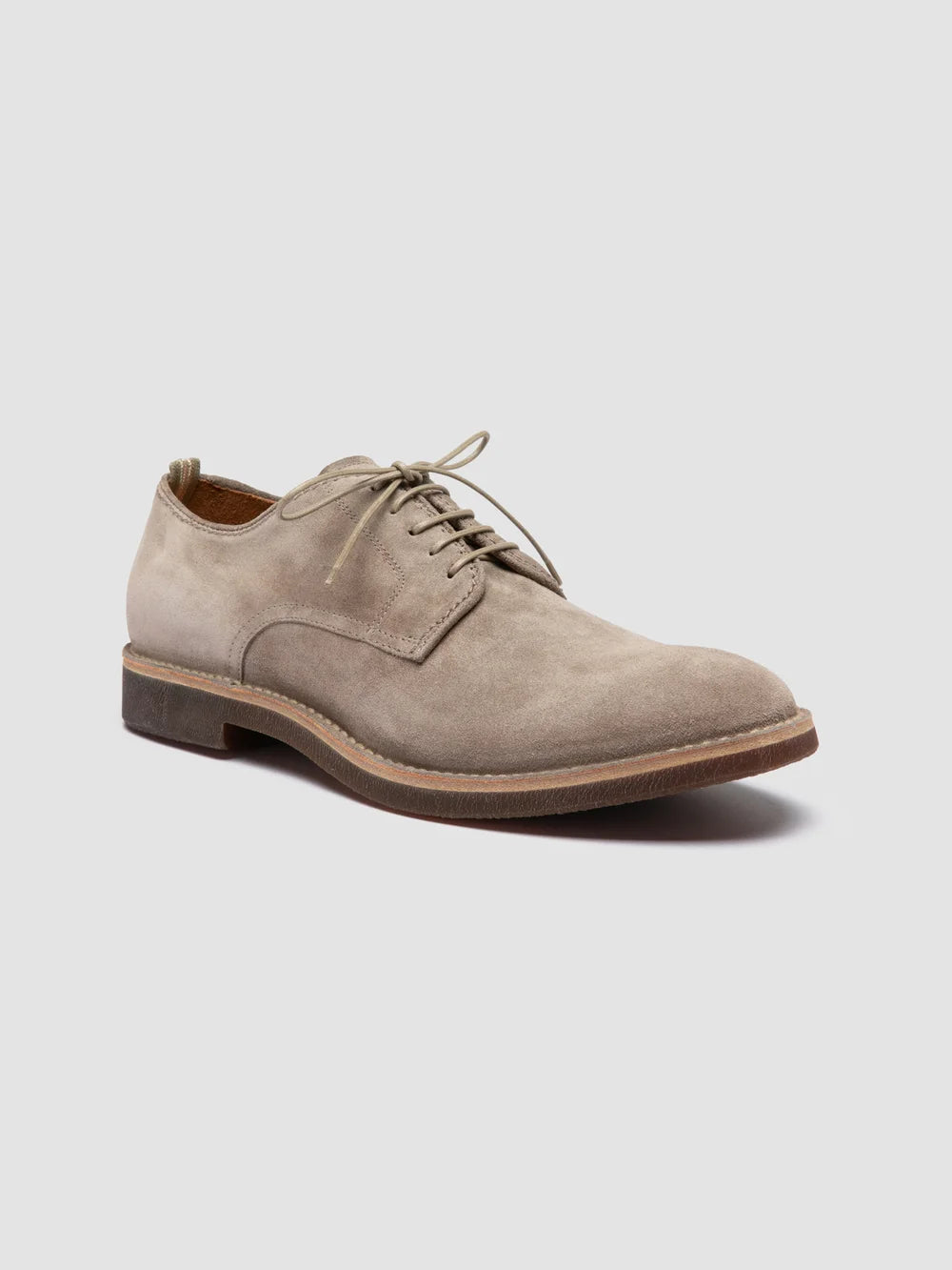 HOPKINS SD FLEXI 001 - Grey Suede Derby Shoes - image 3,side view