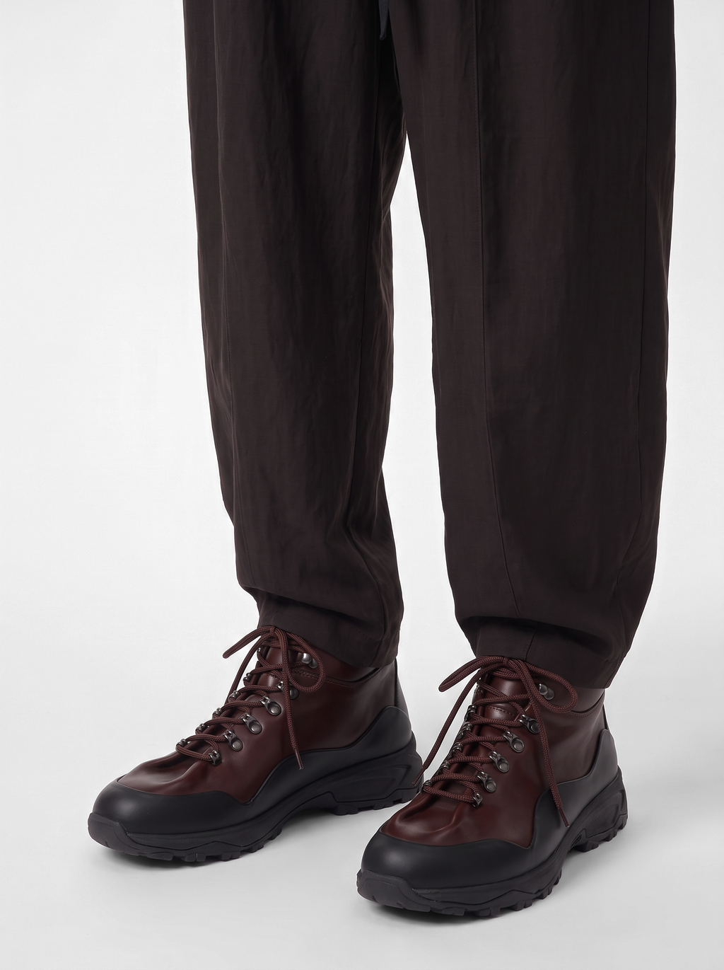ITINERE 002 - Brown Leather Lace Up Boots