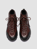 ITINERE 002 - Brown Leather Lace Up Boots - image OCUITIN002PROO1F273400 - 3