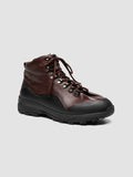 ITINERE 002 - Brown Leather Lace Up Boots - thumb image 3,side view